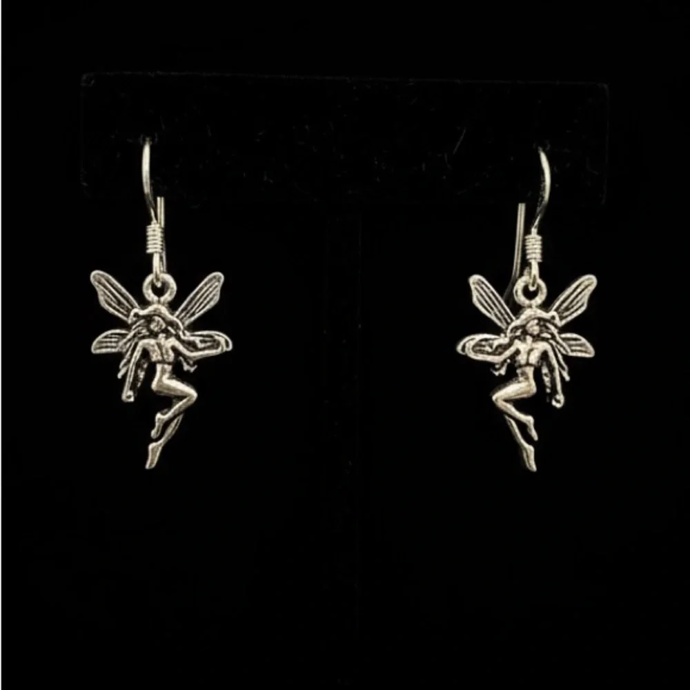 Sterling Silver Fairy‎ Earrings